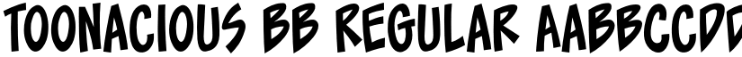 Toonacious BB Regular font