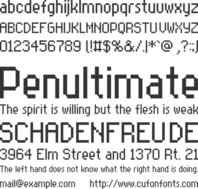 Rittswood Office Lg font preview