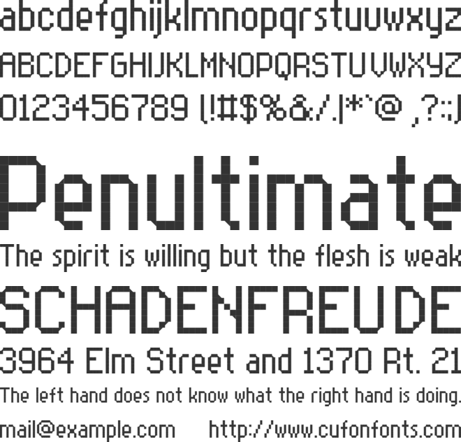 Rittswood Office Lg font preview