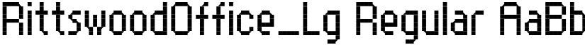 RittswoodOffice_Lg Regular font