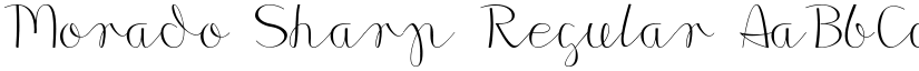 Morado Sharp Regular font