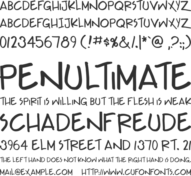 Teabeer Custom font preview