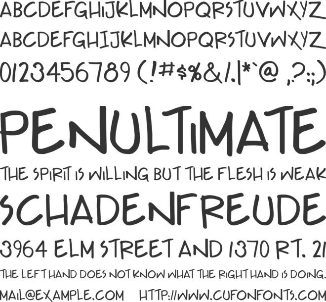 Teabeer Custom font preview