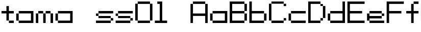 tama ss01 font