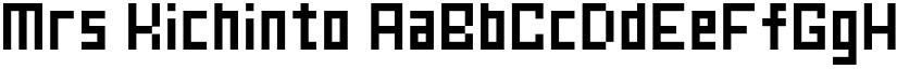 Mrs Kichinto font