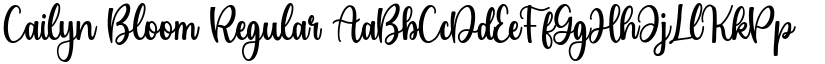 Cailyn Bloom Regular font