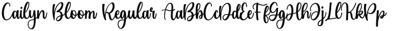 Cailyn Bloom font download