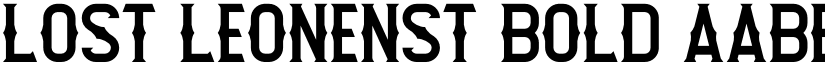 Lost Leonenst Bold font