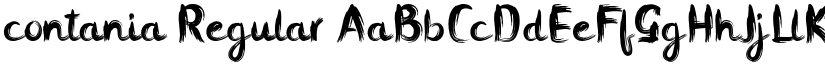 contania Regular font