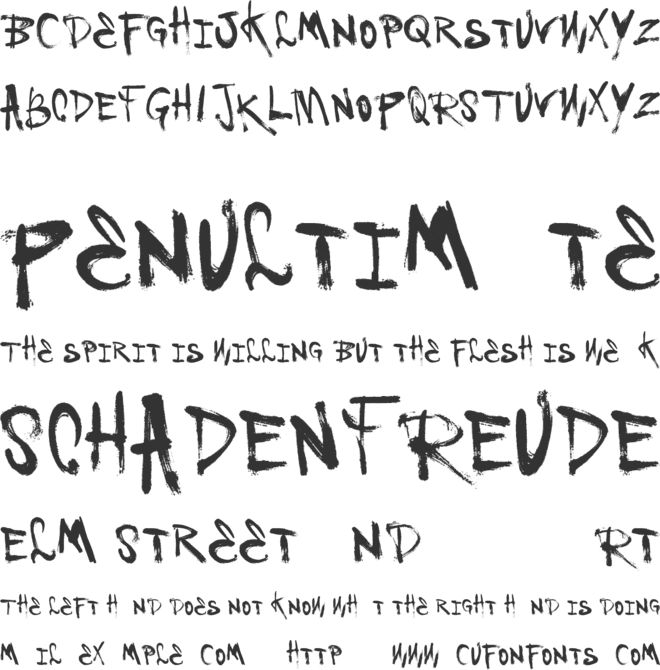 Vtks Love U font preview