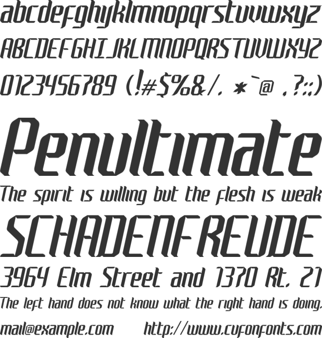 neodigital font preview