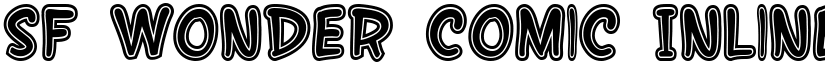 SF Wonder Comic Inline font