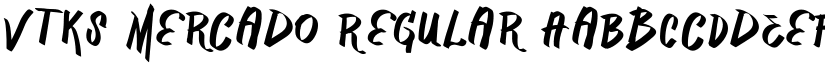 Vtks Mercado Regular font