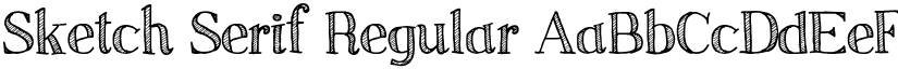Sketch Serif Regular font