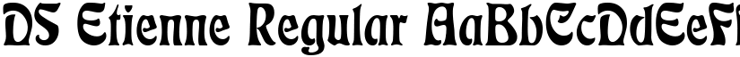 DS Etienne Regular font