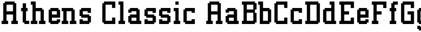 Athens Classic font