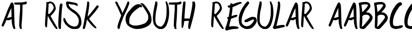 at risk youth Regular font