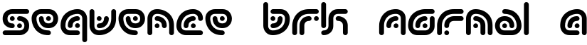 Sequence BRK font download