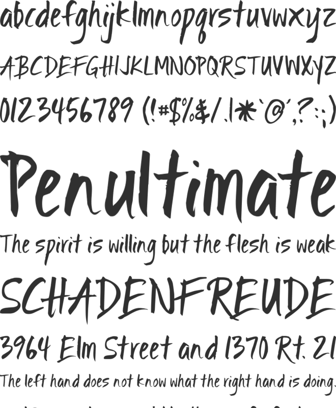 Ignite the font preview