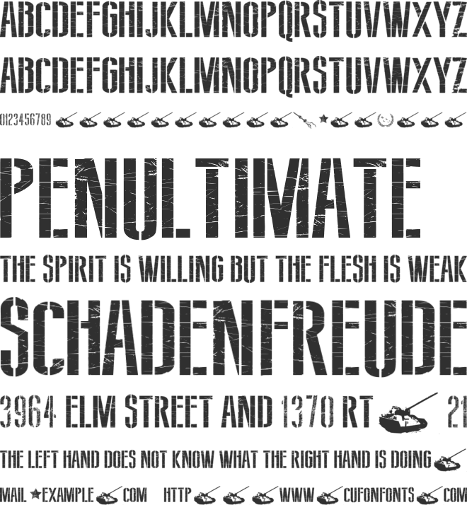 Soviet Style font preview