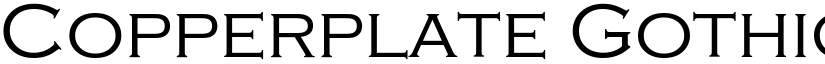 Copperplate Gothic Light Regular font