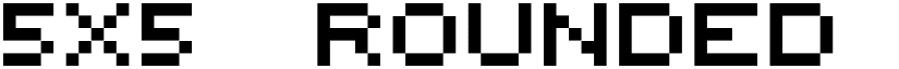 5x5 rounded font