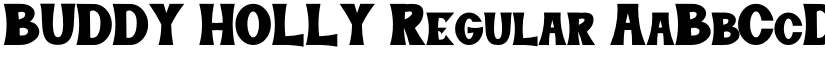 BUDDY HOLLY Regular font