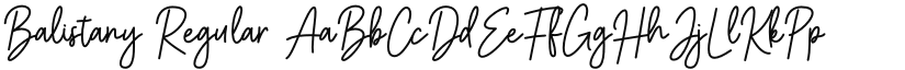 Balistany font download