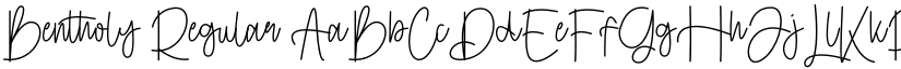 Bentholy Regular font