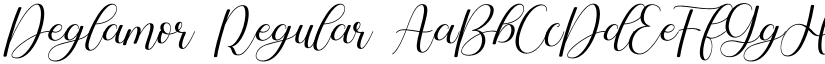 Deglamor Regular font