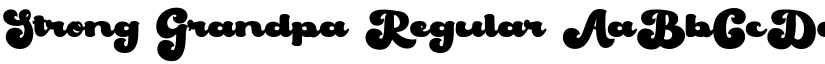 Strong Grandpa Regular font