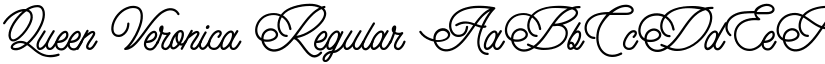 Queen Veronica Regular font