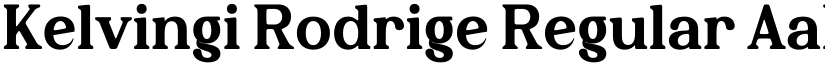 Kelvingi Rodrige Regular font