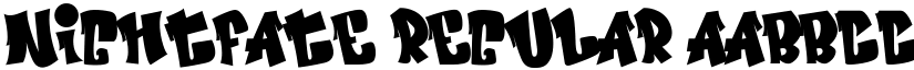 Nightfate Regular font