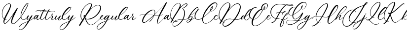 Wyattruly font download