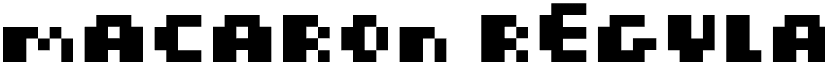 macaron Regular font