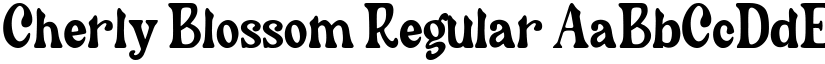 Cherly Blossom Regular font