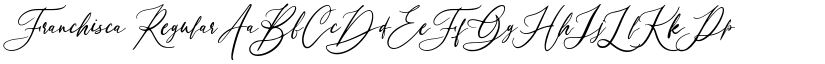 Franchisca Regular font