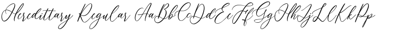 Heredittary font download