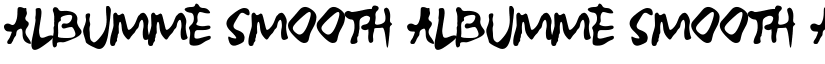 ALBUMME SMOOTH ALBUMME SMOOTH font