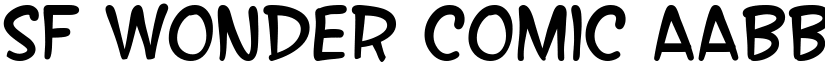 SF Wonder Comic font
