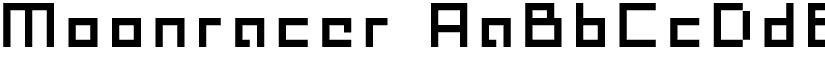 Moonracer font