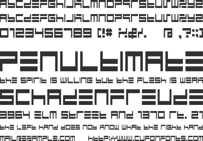 BM Maze font preview