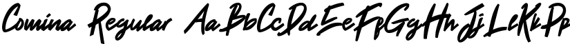 Comina Regular font