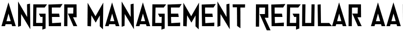 Anger Management Regular font