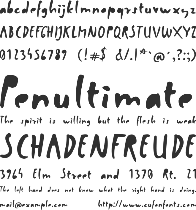 Factory Worker font preview