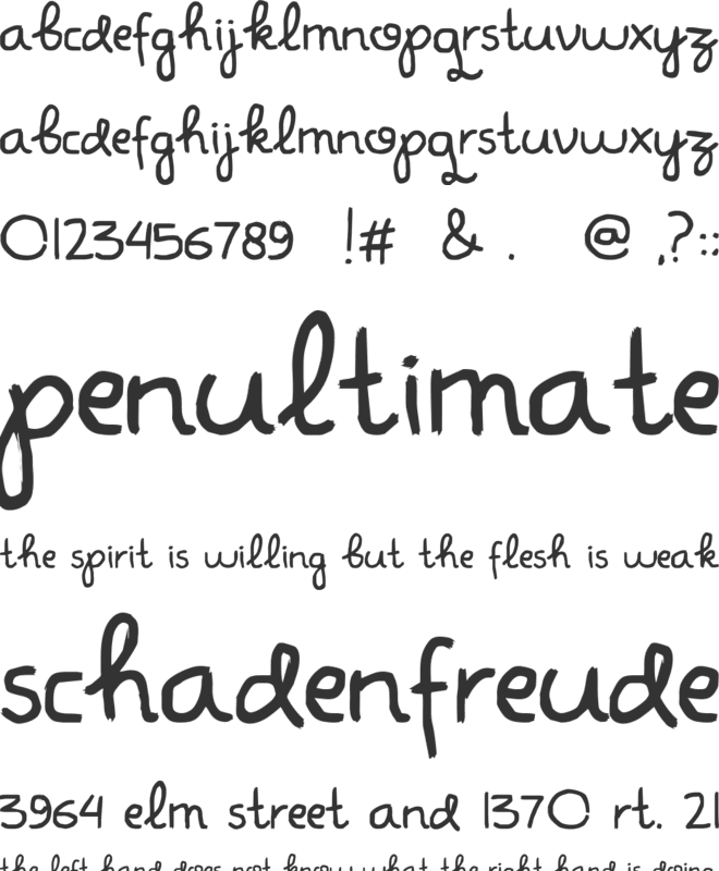 Don Butique font preview