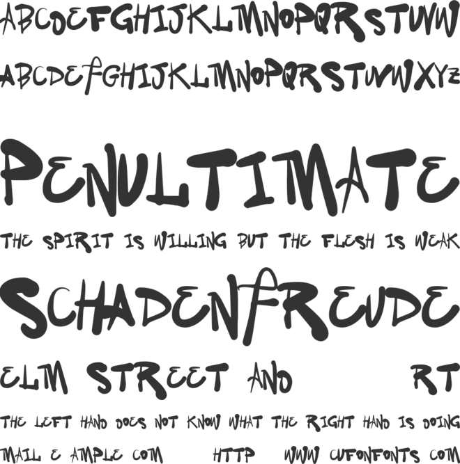 Vtks Family font preview