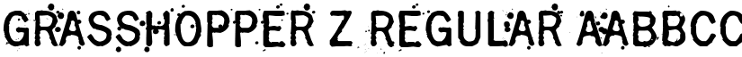 Grasshopper Z font download