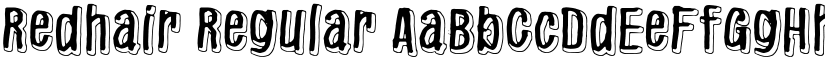Redhair Regular font